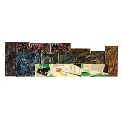 Mary Bowling, comprising ten drawings and one, serigraph, largest drawing: