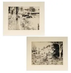 each: by Peter Milton, etching, sold Apr 2026