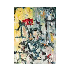 Phillip B. Leavitt, Untitled, oil on artist's board, 1960