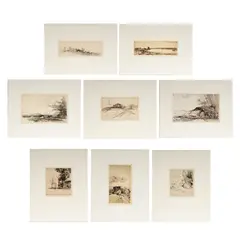 Arthur Miller, each:, etching, hand-signed