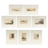Arthur Miller, each:, etching, hand-signed