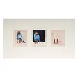 Erika Oller, each:, monotype watercolor on three