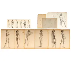 Nelly Natzler, each:, ink on paper
