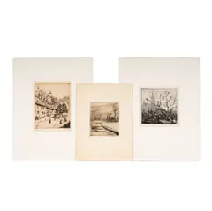 Nelly Natzler, each:, etching on paper