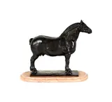 Adrien Voisin, patinated, bronze, mounted to plinth;