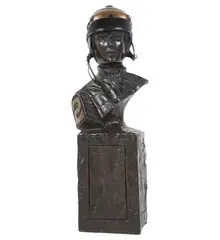 Marcel Jovine, patinated, bronze, 1978