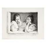 Francisco Zúñiga, Untitled, lithograph, 1977, ed. 28/50