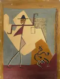 Vicente Escudero, Untitled, oil on board