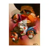 Chuck Oberstein, Untitled, oil on board