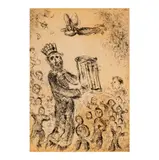 Marc Chagall, Untitled, etching, 1979, with Centaur Sculpture Galleries C.O.A