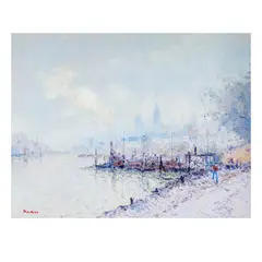 Untitled by Jean-Pierre Dubord, oil on canvas, sold Apr 2026