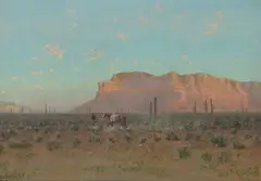 Charles Dorman Robinson, Untitled, oil on board