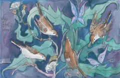 Untitled by Leo Politi, watercolor, sold Apr 2026