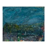 Hideo Murakami, Untitled, oil on canvas, 1957