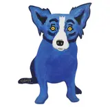 George Rodrigue, Untitled, oil on wood cutout, 1995