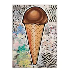 Donald Baechler, Untitled, screenprint in colors on wove paper, 2007, ed. 63/69