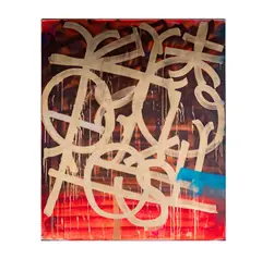 RETNA, Untitled, acrylic on canvas