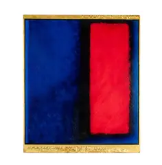 Eric Orr, Untitled, oil on canvas on panel with lead