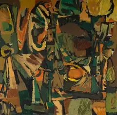 Frederick N. Anderson, Untitled, oil on panel, 1959;