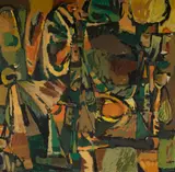 Frederick N. Anderson, Untitled, oil on panel, 1959;