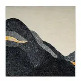James Groleau, Untitled, mixed media collage on wood panel