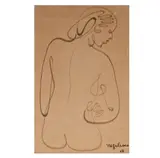 Jean Negulesco, Untitled, ink on paper, 1953