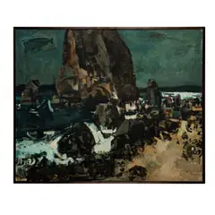 Untitled by Roger Edward Kuntz, oil on canvas, sold Mar 2026