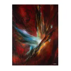 Leonardo M. Nierman, Untitled, oil on masonite