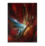 Leonardo M. Nierman, Untitled, oil on masonite