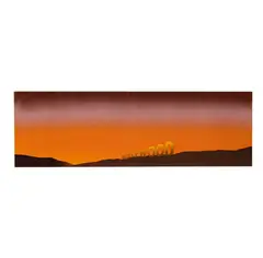 Ed Ruscha, Untitled, Screenprint in colors on laid paper, 1968