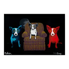George Rodrigue, Untitled, serigraph, artist's proof
