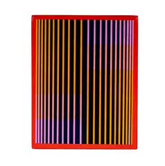 Richard Anuszkiewicz, 1982, enamel on board, pencil
