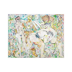 Ed Gilliam, Untitled, oil on canvas