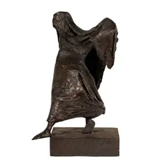 Ailnh Gor, Untitled, bronze, mounted to wooden plinth, 1976, ed. 4/8