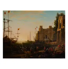 Claude Lorrain, Untitled, oil on canvas, relined, 17th/18th century