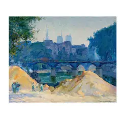 Abel George Warshawsky, Untitled, oil on canvas, 1926