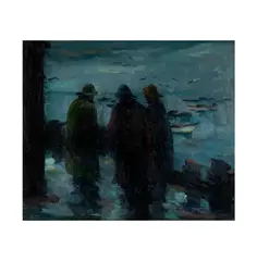 Armin Carl Hansen, Untitled, oil on board