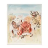 Pierre-Auguste Renoir, Children Playing with Ball, lithograph in colors on Arches Ingres laid paper with MBM watermark, 1900, from the