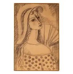 René Buthaud, Untitled, pencil on paper