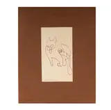 Fritz Scholder, Untitled, pen and ink on illustration board, 1968