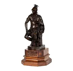 Paul Dubois, Untitled, bronze, on wooden plinth