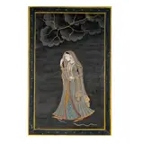 An Indian Illustration of a Nayika, Untitled, gouache and gold on paper