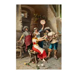 Untitled by Francesco Peluso, oil on canvas, relined;, offered Mar 2026
