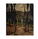 William Lester Stevens, Untitled, oil on board