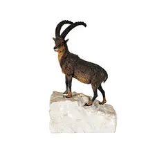 cold painted by Carl Kauba, bronze on stone base, sold Mar 2026