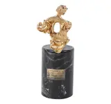 Salvador Dalí, Untitled, bronze on marble pedestal