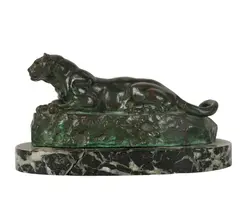 Untitled by Antoine-Louis Barye, bronze on marble, sold Mar 2026