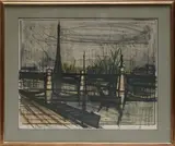 Bernard Buffett, Untitled, lithograph in colors on paper, ed. 140/150