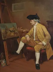 Johann Grund, Untitled, oil on canvas