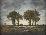 Georges Bonnemaison, Untitled, oil on canvas, relined;